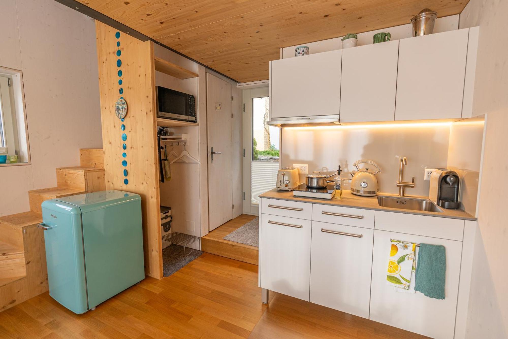 Tiny House Chez Claudine - Relaxen, Workspace, Naehe Thermen, Netflix, Free Parking & Wifi Brugg  Exterior photo